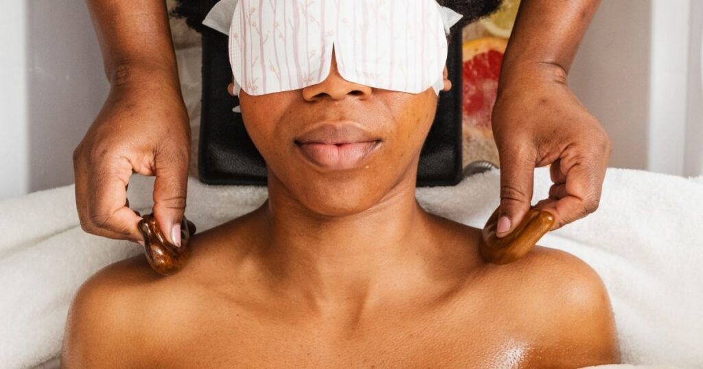 soin visage bien etre relaxation peau noire